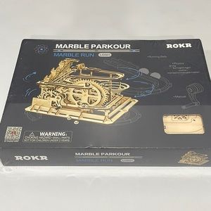ROKR Marble Parkour Marble Run LG501 254 pc wooden model kit New sealed